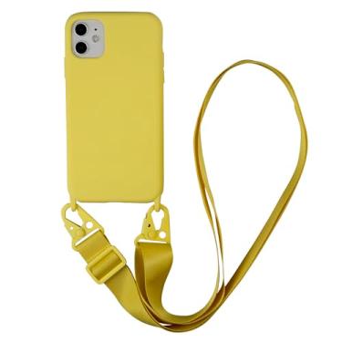 Imagem de Capa de telefone com cordão crossbody para iphone 14 15 Pro Max 13 12 Mini 11 XR XS Plus Colar com corda de pescoço Cabo de silicone com capa, X12, para iPhone 15 Plus
