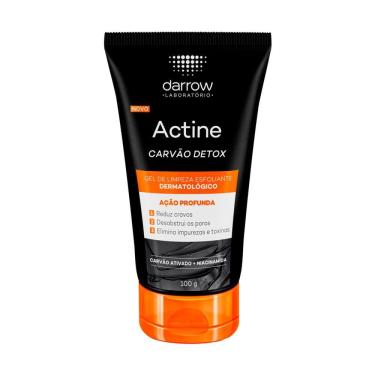 Imagem de Gel de Limpeza Esfoliante  Actine Carvão Detox Darrow 100g