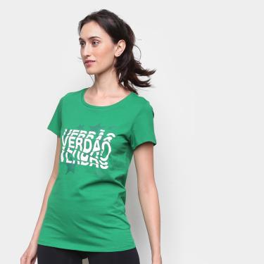 Imagem de Camiseta Palmeiras Graphic Puma Feminina-Feminino