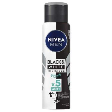 Imagem de Desodorante Masculino Aerosol Nivea Men - Invisible For Black & White