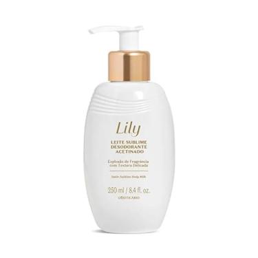 Imagem de Leite Sublime Des. Acetinado Corporal Boticário Lily 250ml