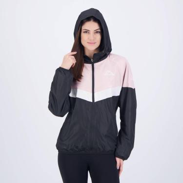 Imagem de Jaqueta Corta Vento Kappa Sport Logo Rosa Feminina-Feminino