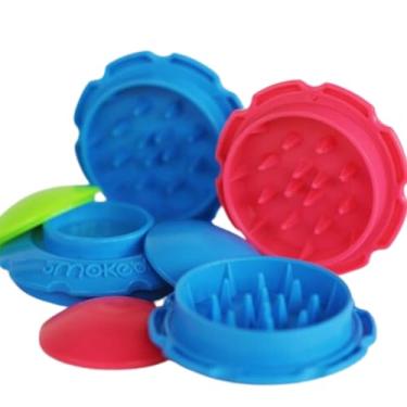 Imagem de Dichavador de Erva Nave Invaders 3 Partes Super Resistente (Azul)