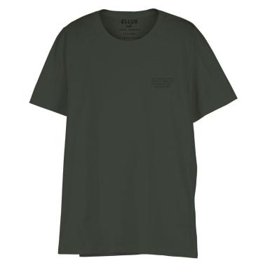 Imagem de Camiseta Ellus Cotton Fine Co Classic Masculina Verde-Masculino