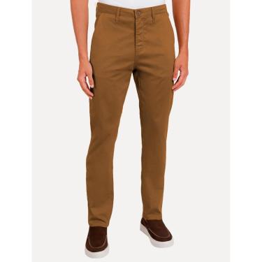 Imagem de Calça Aramis Masculina Chino Color Basica Cáqui-Masculino