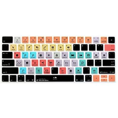 Imagem de HRH Studio One Capa de teclado de atalho funcional de silicone para teclado Magic Wireless MLA22LL/A (A1644, lançado em 2015) com layout dos EUA