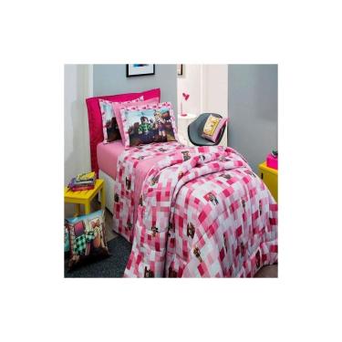 Imagem de Kit Cobre leito Colcha Solteiro Infantil Kacyumara Authentic Games Lidia