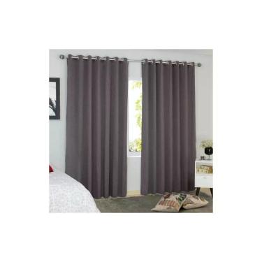 Imagem de Cortina Bella Janela 300x170 cm Blend Tecido Corta Luz Taupe