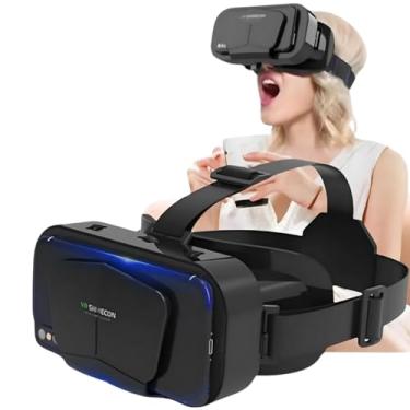 Imagem de Óculos de Realidade Virtual 360º Vr Shinecon G10 3d Para iPhone e Android com Controle Bluethooth