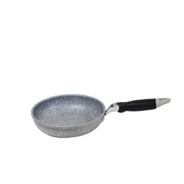 Imagem de Frigideira de pedra durável wok antiaderente panela de cerâmica fritadeira de indução bife cozinhar fogão a gás frigideira utensílios de cozinha conjunto, frigideira 20cm