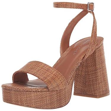 Imagem de Marc Fisher Sandália feminina Sadel Wedge, Conhaque 210, 41