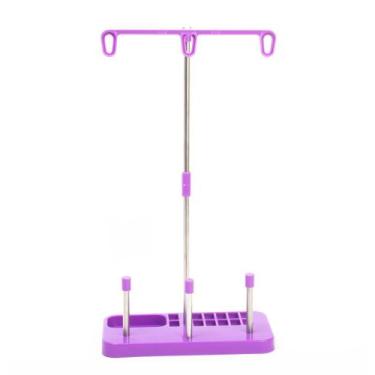 Imagem de Porta Fio 03 Cones para Máquina Costura Doméstica TS-301/SS Roxo - Sun