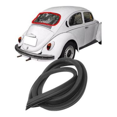 Imagem de Borracha Vidro Traseiro Vigia Fusca 1959 A 1967 Sem Friso - Disk Bor