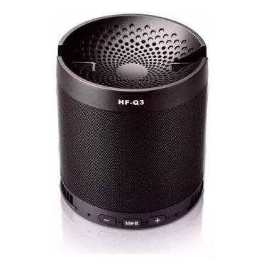Imagem de Mini Caixa Caixinha Som Portatil Hf-q3 Mp3 Fm Sd Usb - Preto - Max Míd