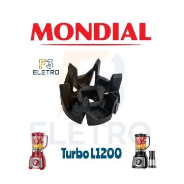 Imagem de Arraste do Copo Liquidificador Mondial L1200 Turbo Inox
