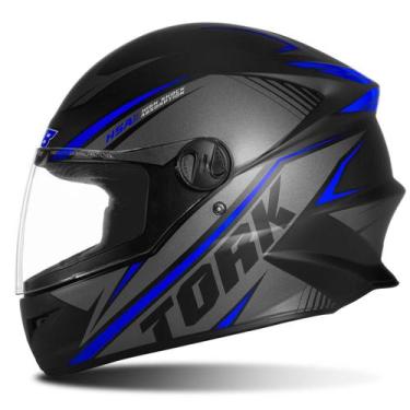 Imagem de Capacete Feminino/Masculino Fechado Pro Tork R8, 56, AZUL