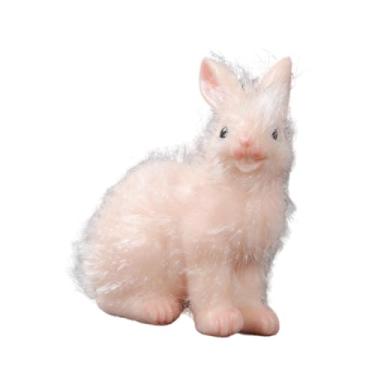 Imagem de harayaa Figuras de brinquedos coelhos de pelúcia fofos colecionáveis brinquedo sensorial engraçado mini de silicone figura animal brinquedos