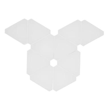 Imagem de 10 Pack RGB LED Triangular Painéis de Luz, Modular Splicing Lâmpadas Decorativas Com Música Sync, App e Controle Remoto