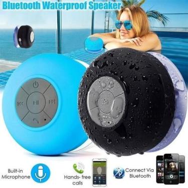 Imagem de Mini Caixa De Som Bluetooth A Prova D'Agua Preto - Duda Store