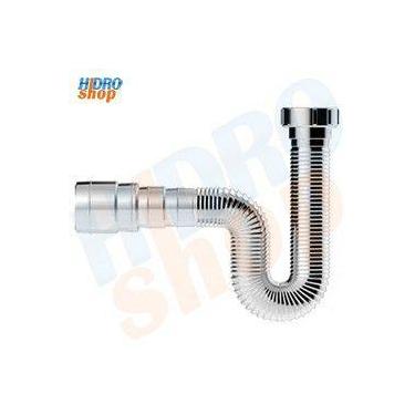 Imagem de Sifão Articulável Universal Blukit Cromado 720mm - 031101