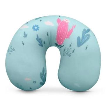 Imagem de Almofada protetora de pescoço Infantil Baby Style Azul