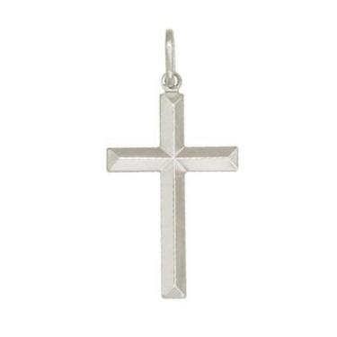 Imagem de Pingente Crucifixo  Cruz Em Prata Maciça 925 P/ Corrente  - Lojas La&N