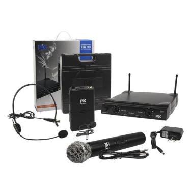 Imagem de Microfone Sem Fio Lapela + Bastão - Músicos Igrejas Bandas - PIX, 1