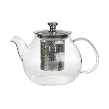 Imagem de Chaleira Em Vidro Com Infusor E Tampa 900ml - Y888