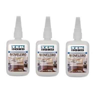 Imagem de 03 Un Cola Adesivo Instantânea Tekbond Moveleira 793 100Gr - Tek Bond
