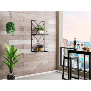 Imagem de Jardineira Floreira Decorativa Suspensa Em Ferro - 100x050 - MoverShop