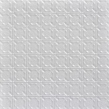 Imagem de Shanko SKPC234-wh-24x24-N-6 Corrente de metal estampado prego (24 m²), branco, pacote com 6