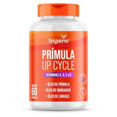 Imagem de Prímula Up Cycle, Óleo de Prímula, Óleo de Linhaça, Vitamina A, D, E e K, 60 cápsulas, Bigens (Unidade)