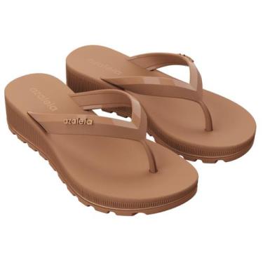 Imagem de Tamanco Feminino Plataforma Salto Médio Anabela Azaleia Fabi, Terosso 