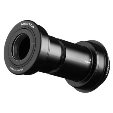 Imagem de MORTOP Suporte inferior, BBRIGHT para pedaleira Shimano Hollowtech II de 24 mm, rolamento de cartucho de contato angular