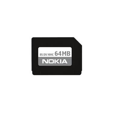 Imagem de Nokia Memória flash de cartão multimídia de tamanho reduzido de 64 MB para Nokia 7610, 6620, 6600, 6255i, 6230, 3660, 3650, 3620, 3600