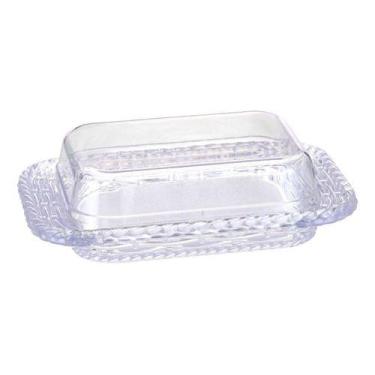 Imagem de Porta Manteiga Manteigueira De Acrílico Trança Premium Tampa - Keita