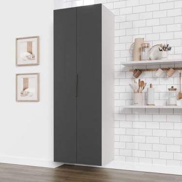 Imagem de Armário Multiuso 2 Portas 70cm sem Rodapé Ipanema CabeCasa MadeiraMade