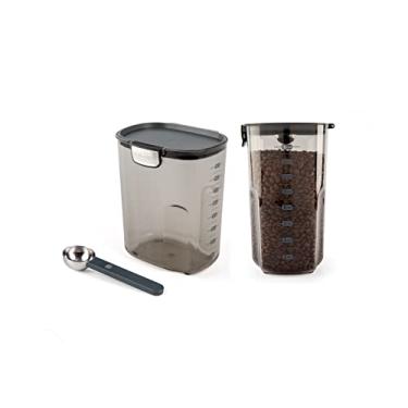 Imagem de Progressive International Prokeeper + Plástico Transparente Hermético para Alimentos Baker'S Kitchen Storage Organization Container Conjunto de Recipientes com Acessórios Magnéticos, Conjunto de 2 Peç