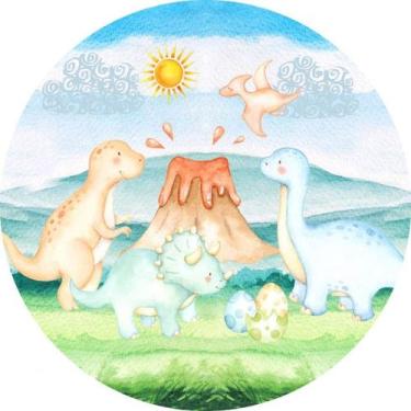 Imagem de Painel Festa Sublimado C/ Elástico 1,50m Dinossauro - Fadrix