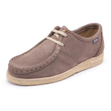 Imagem de Sapato Canadian London Style cor rato couro camurça sola de borracha n