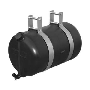 Imagem de Corote Barrica Água Plástica 40 Litros Preta - Completa - Fabbof