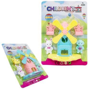 Imagem de Kit pet parque de diversao com cachorro + coelho childrens playground 