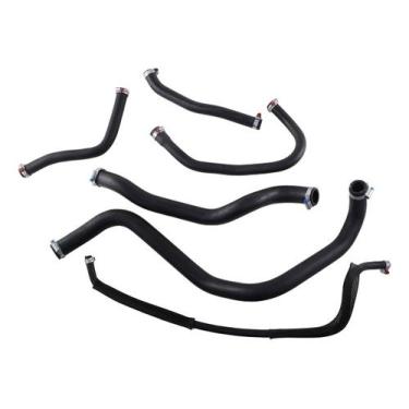 Imagem de Kit 6 Mangueira Radiador Ar Quente Fiesta Zetec 1.6 1.0 Flex - Paraíso