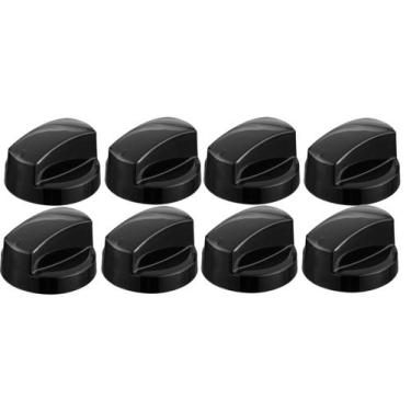 Imagem de Kit 8 Botão Manipulo Fogão Electrolux 8267 76DBA56GXQ 56LBU 56SAB 56TA