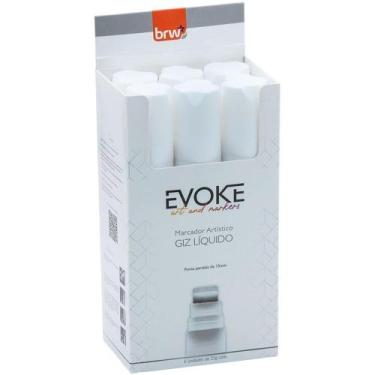 Imagem de Giz Líquido Branco 15MM para Vidros Estojo - BRW