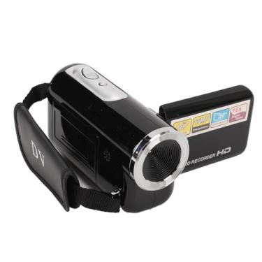 Imagem de Filmadora Com Câmera de Vídeo, Tela Giratória de 2 Polegadas 16MP 1080P Gravador de Câmera Digital Com Zoom de 16X Com Cabo USB, 1/4 de Polegada para tripé, Filmadora Com Câmera