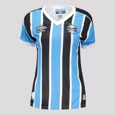 Imagem de Camisa Umbro Grêmio I 2023 Feminina, GG