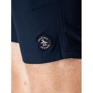 Imagem de Short Original Penguin Masculino D'Água Logo Patch Azul Marinho, P