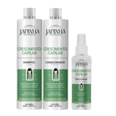 Imagem de Kit Japinha Shampoo E Cond e Tônico Crescimento Capilar