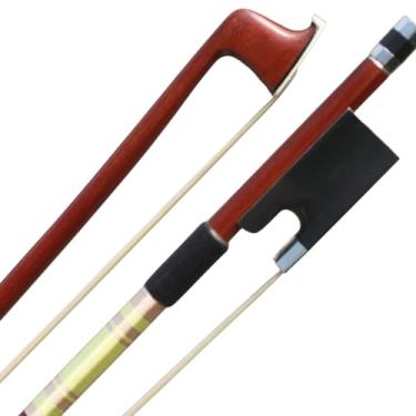 Imagem de ARCRAW Arco de violino 4/4 tamanho completo Brasil IPE madeira modelo francês clássico arco redondo para violinistas violinistas professor estudante profissional